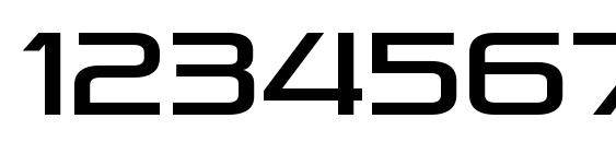 PirulenRg Regular Font, Number Fonts