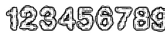 Pixel krud (brk) Font, Number Fonts