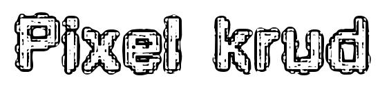 шрифт Pixel krud (brk), бесплатный шрифт Pixel krud (brk), предварительный просмотр шрифта Pixel krud (brk)
