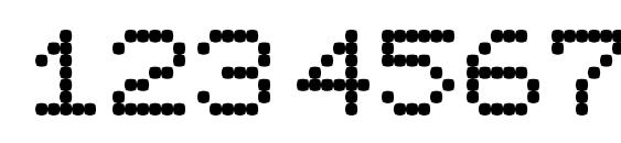 Pixel Screen Font Light Font, Number Fonts