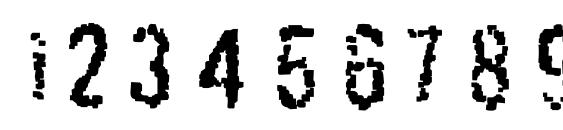 Pixel Shift Font, Number Fonts