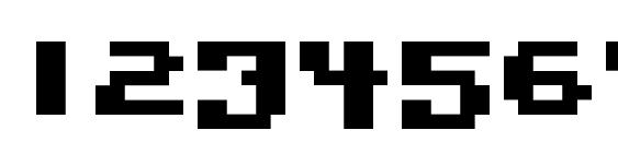 Pixel technology Font, Number Fonts