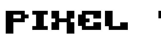 Pixel technology Font