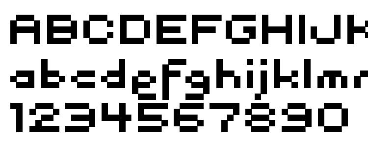глифы шрифта Pixel, символы шрифта Pixel, символьная карта шрифта Pixel, предварительный просмотр шрифта Pixel, алфавит шрифта Pixel, шрифт Pixel