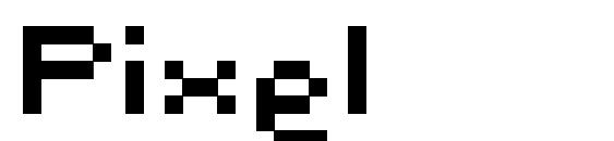 шрифт Pixel, бесплатный шрифт Pixel, предварительный просмотр шрифта Pixel