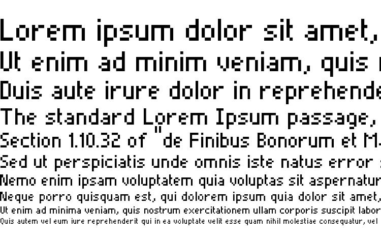specimens Pixelade font, sample Pixelade font, an example of writing Pixelade font, review Pixelade font, preview Pixelade font, Pixelade font