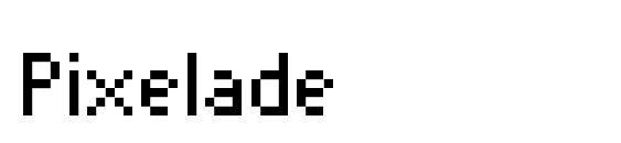 Pixelade font, free Pixelade font, preview Pixelade font