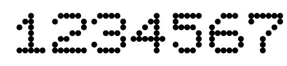 PixelPoint Regular Font, Number Fonts