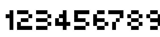 Pixelsix00 Font, Number Fonts