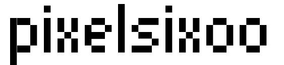 шрифт Pixelsix00, бесплатный шрифт Pixelsix00, предварительный просмотр шрифта Pixelsix00