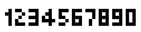 Pixelsix10 Font, Number Fonts