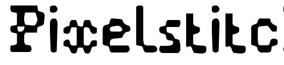 шрифт Pixelstitch, бесплатный шрифт Pixelstitch, предварительный просмотр шрифта Pixelstitch