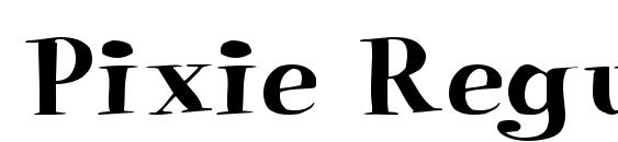 Pixie Regular font, free Pixie Regular font, preview Pixie Regular font