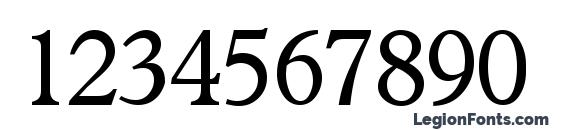 PlacidLight Regular Font, Number Fonts
