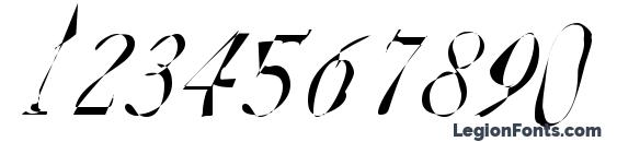 Plague Mass Font, Number Fonts