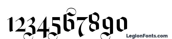 Plagwitz Font, Number Fonts