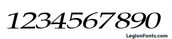 Plain Squashed Font, Number Fonts