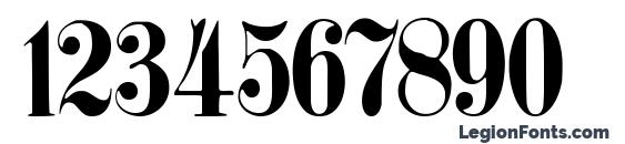 PlainGermanica Font, Number Fonts