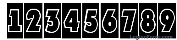 Plakattitulcmgr normal Font, Number Fonts