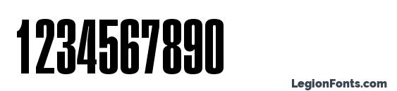 PlaketteSerial Regular Font, Number Fonts