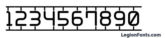 Plamo Font, Number Fonts