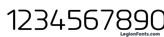 Planer Regular Font, Number Fonts