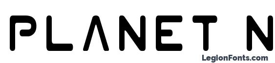 шрифт Planet N Condensed, бесплатный шрифт Planet N Condensed, предварительный просмотр шрифта Planet N Condensed