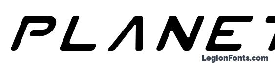 шрифт Planet N Italic, бесплатный шрифт Planet N Italic, предварительный просмотр шрифта Planet N Italic
