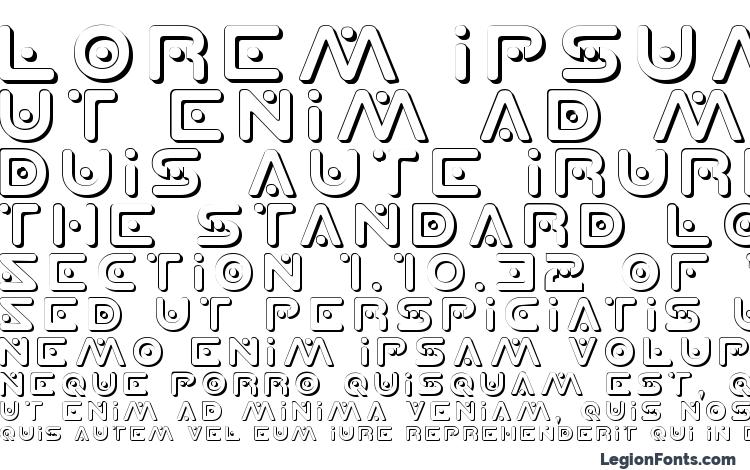 specimens Planet X Shadow font, sample Planet X Shadow font, an example of writing Planet X Shadow font, review Planet X Shadow font, preview Planet X Shadow font, Planet X Shadow font