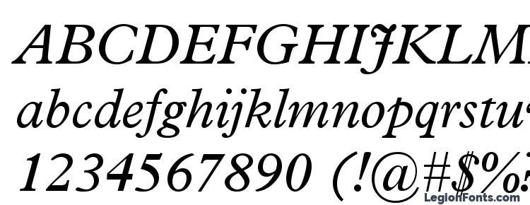 glyphs Plantin Italic font, сharacters Plantin Italic font, symbols Plantin Italic font, character map Plantin Italic font, preview Plantin Italic font, abc Plantin Italic font, Plantin Italic font