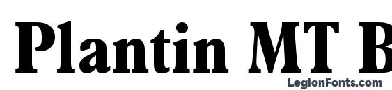 Шрифт Plantin MT Bold Condensed