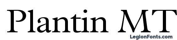Plantin MT Light Font