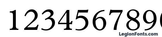 Plantin Font, Number Fonts