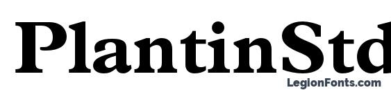 PlantinStd Bold Font