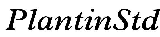 PlantinStd SemiboldItalic font, free PlantinStd SemiboldItalic font, preview PlantinStd SemiboldItalic font