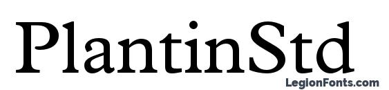 шрифт PlantinStd, бесплатный шрифт PlantinStd, предварительный просмотр шрифта PlantinStd