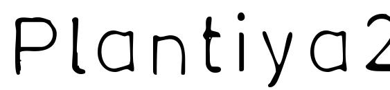 шрифт Plantiya2, бесплатный шрифт Plantiya2, предварительный просмотр шрифта Plantiya2