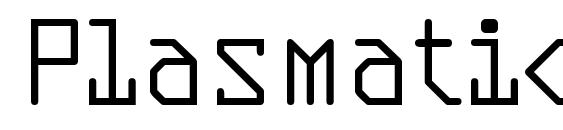 Plasmatic Regular font, free Plasmatic Regular font, preview Plasmatic Regular font