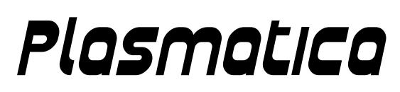 Шрифт Plasmatica Bold Italic