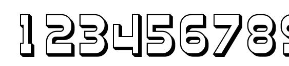 Plasmatica Shaded Font, Number Fonts
