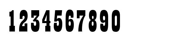 Playbill Font, Number Fonts