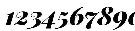 Playfair Display SC Black Italic Font, Number Fonts