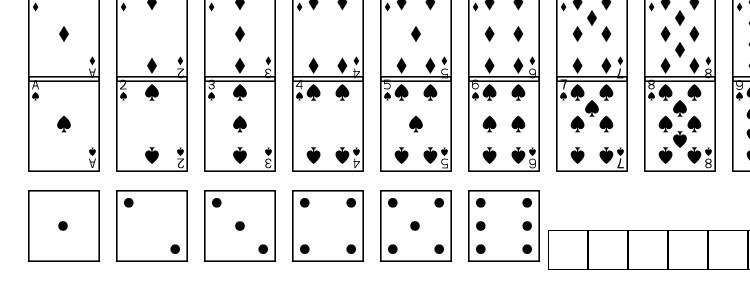 glyphs Playing Cards font, сharacters Playing Cards font, symbols Playing Cards font, character map Playing Cards font, preview Playing Cards font, abc Playing Cards font, Playing Cards font