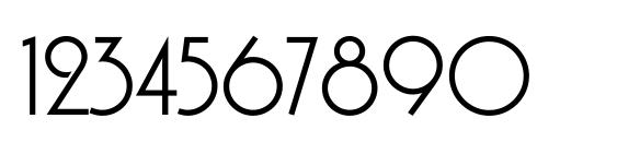 Plaza LET Plain Font, Number Fonts