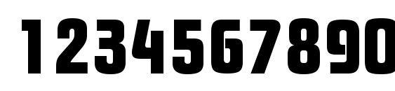 PloverBlack Regular Font, Number Fonts