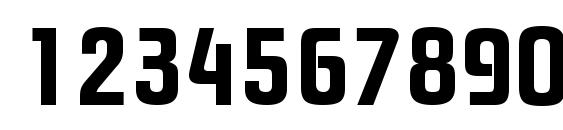 PloverExtrabold Regular Font, Number Fonts