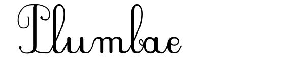 Plumbae font, free Plumbae font, preview Plumbae font