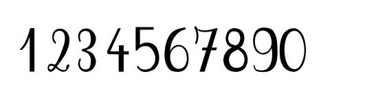 Plumbde Font, Number Fonts