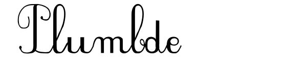 Plumbde font, free Plumbde font, preview Plumbde font
