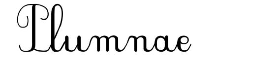 Plumnae Font